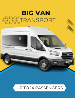 ✈️Airport Big Van 14 Passengers