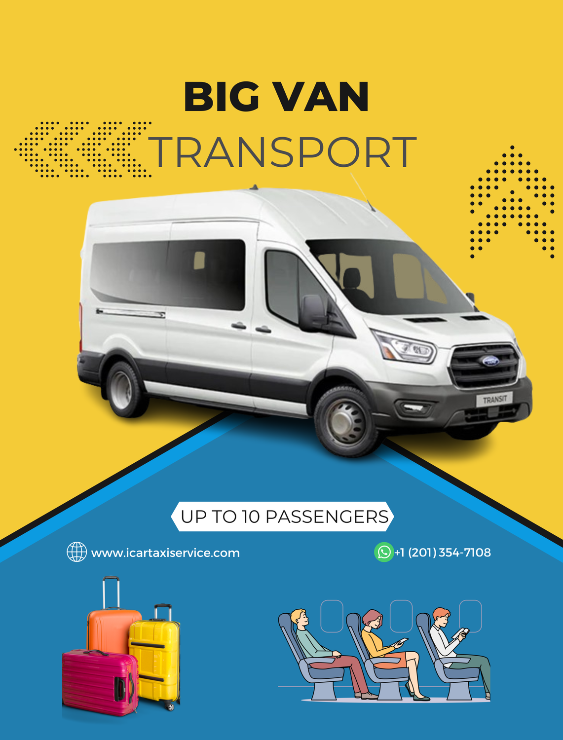? Wanaque NJ and Cape Liberty Cruise Port, Bayonne NJ  Big Van  Transport   One Way up to 10 passengers