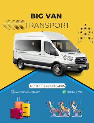Airport Transportation  Big Van up to 10 passengers Get a quote