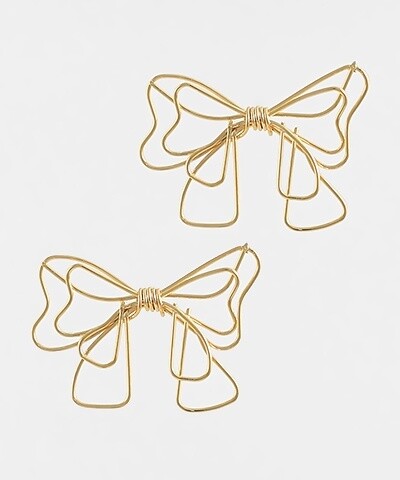 Wire Bow Earring