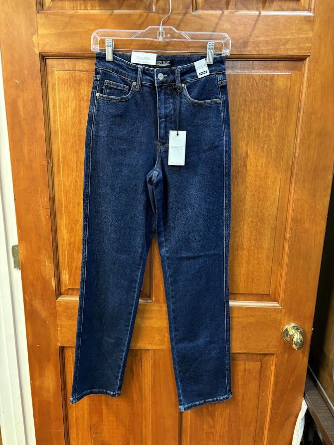 High Waisted Tummy Control Straight Leg Jean