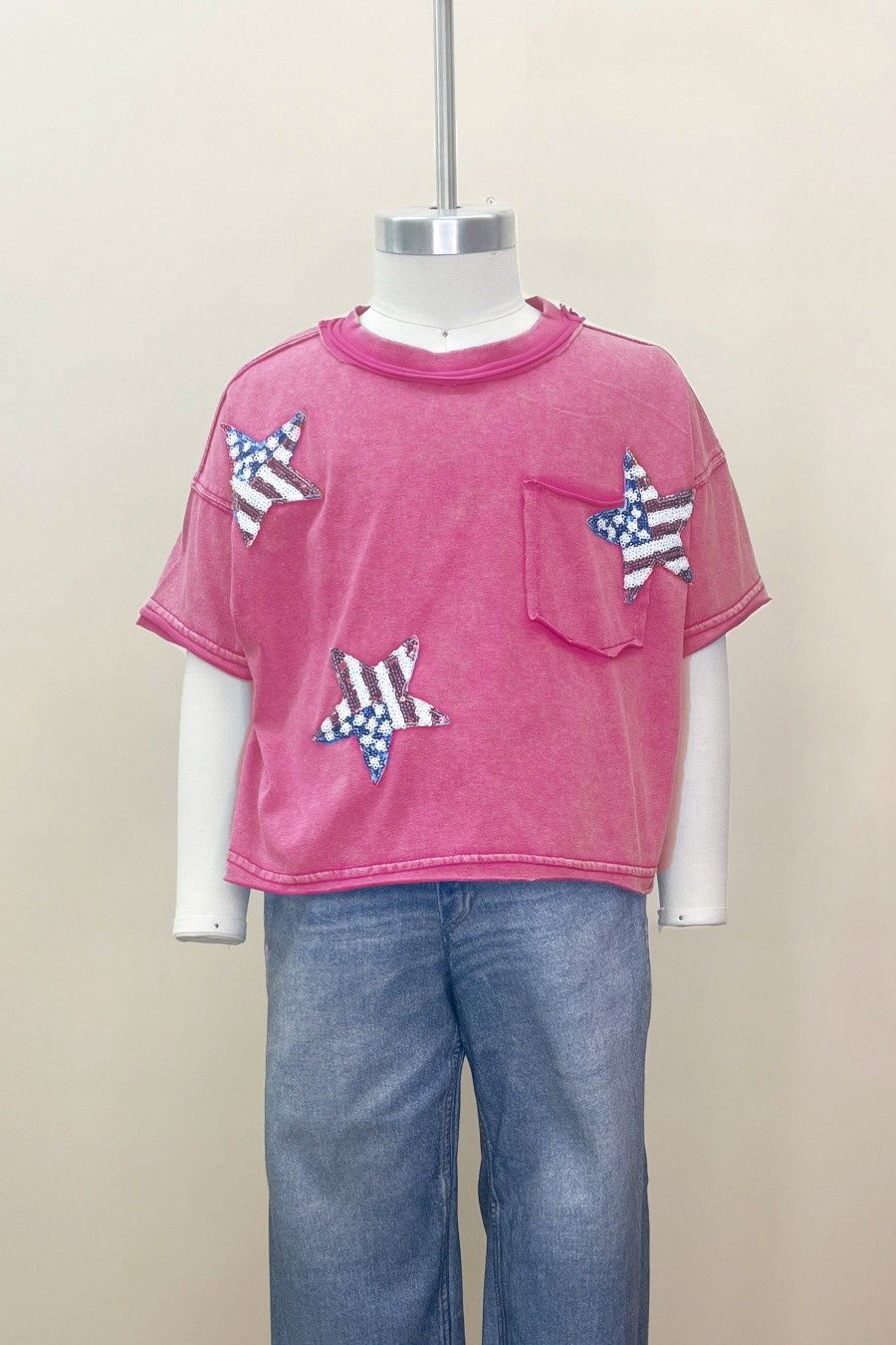 Kids Sequin Star Tee