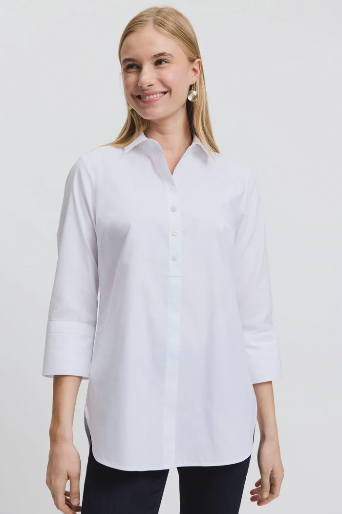 Madison Non Iron 3/4 Sleeve Tunic