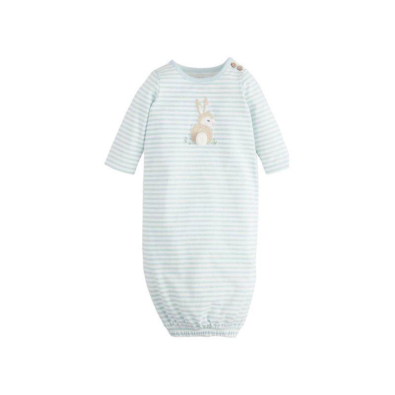 Blue Stripe Bunny Gown