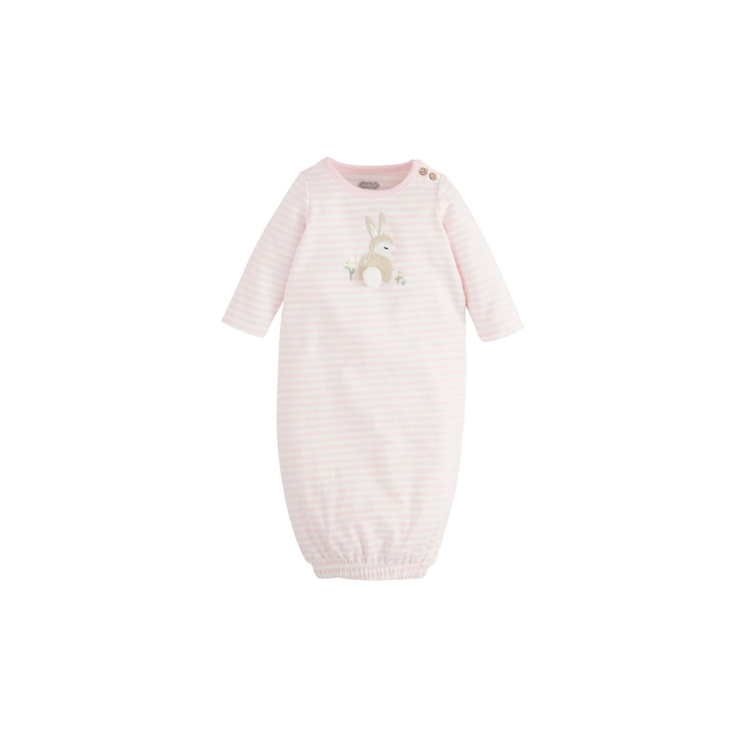 Pink Stripe Bunny Gown