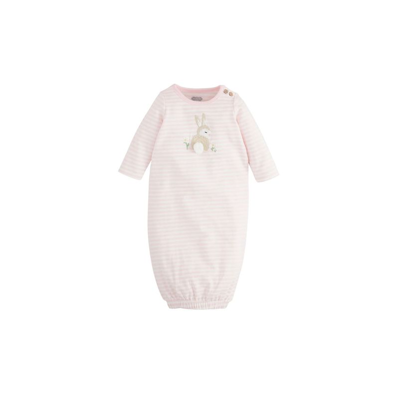 Pink Stripe Bunny Gown