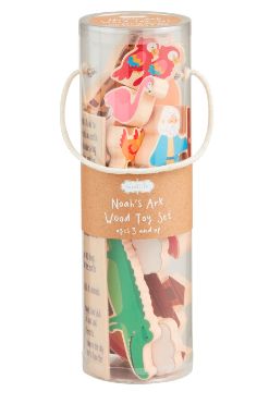 Noah&#39;s Ark Wood Toy Set