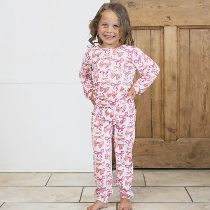Kids Sutton Bow Pajamas