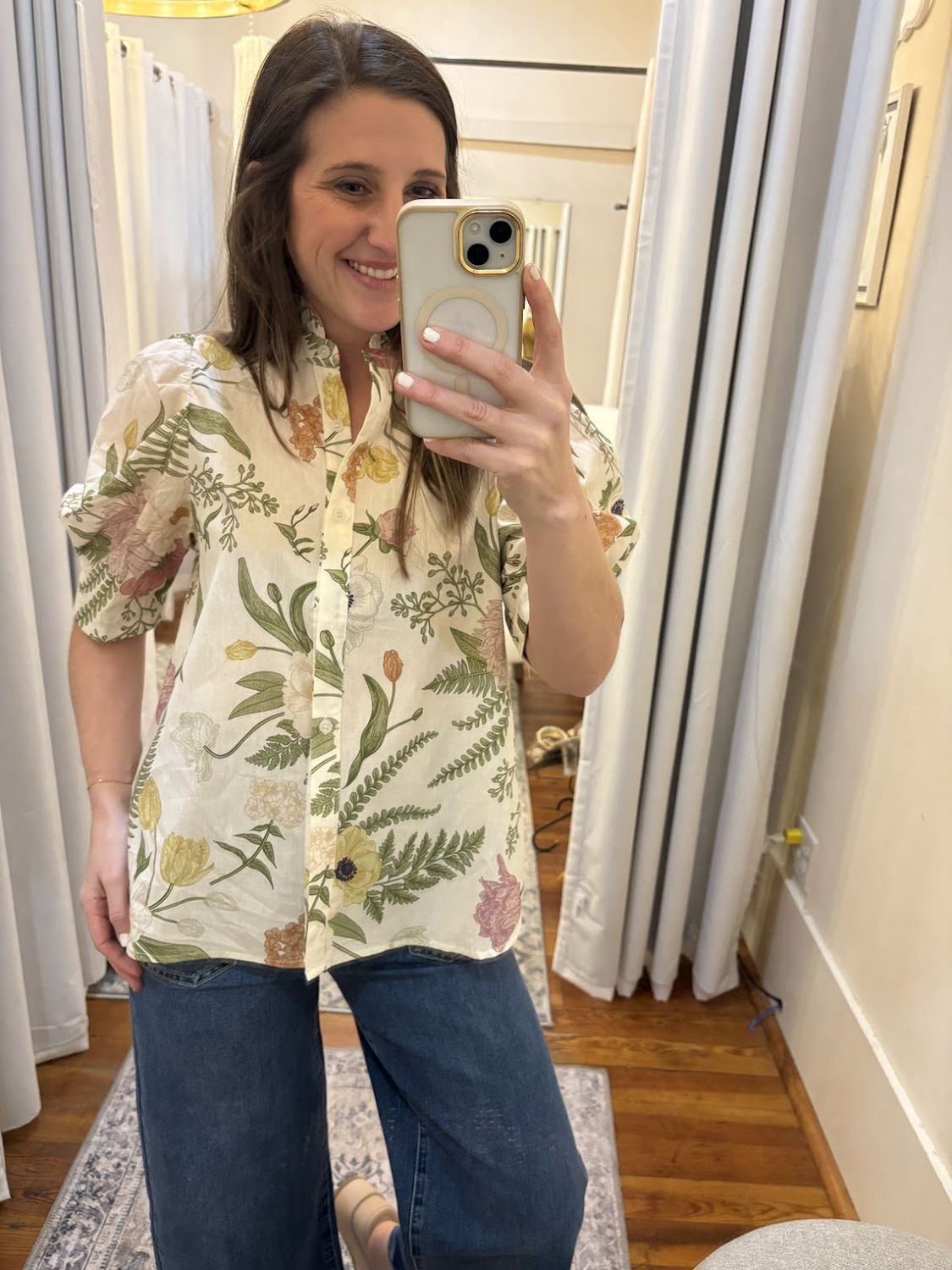 Spring Floral Blouse