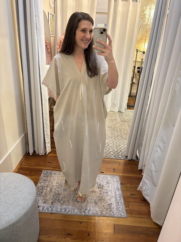 Cotton Caftan Dress