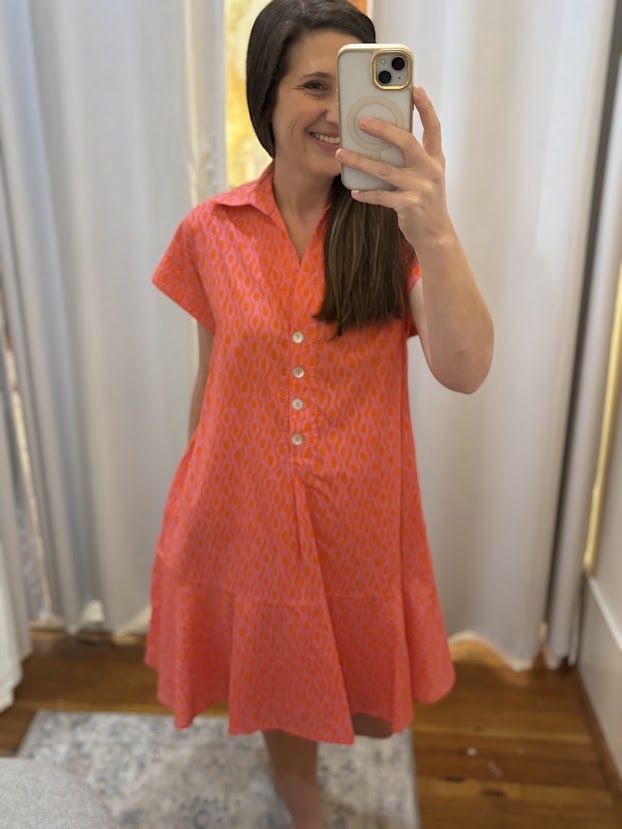 Graphic Print Dress