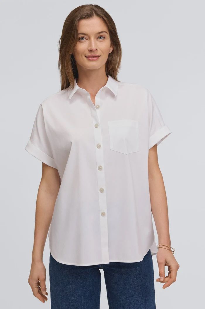 Abigail SS Stretch Shirt - Foxcroft