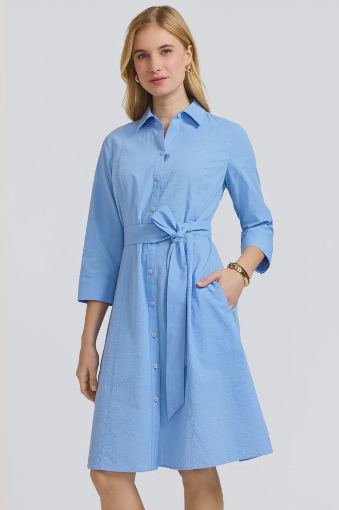 Fiona Seersucker Dress