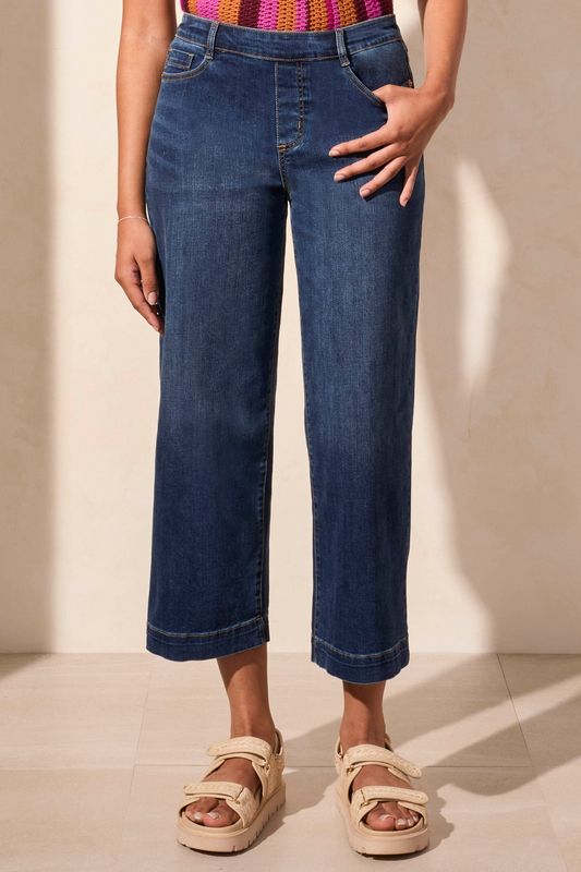 Audrey Pull On Crop Jean