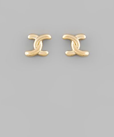 Twisted C Post Earrings