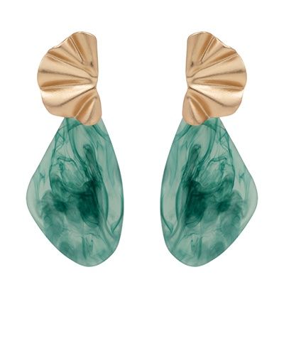 Organic Shaped Acetate Earrings