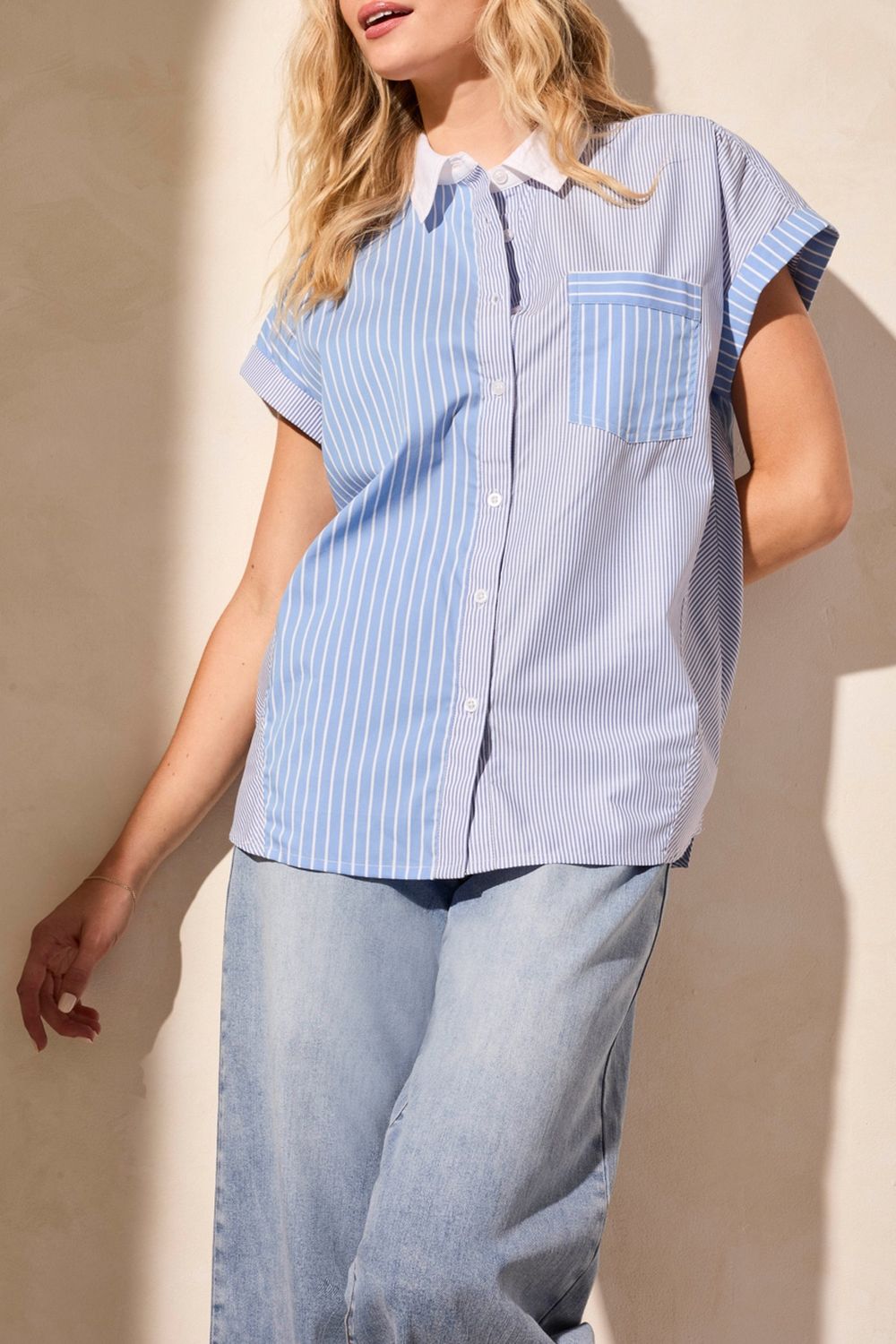 Combo Striped Shirt