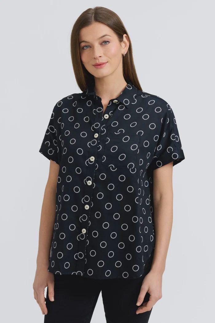 Abigail Circle Dot Blouse