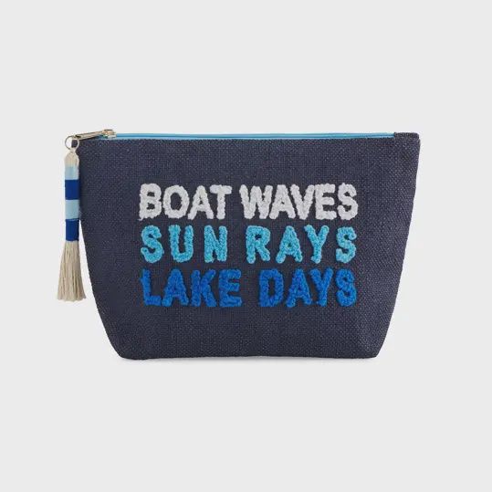 Boat Waves Zip Pouch