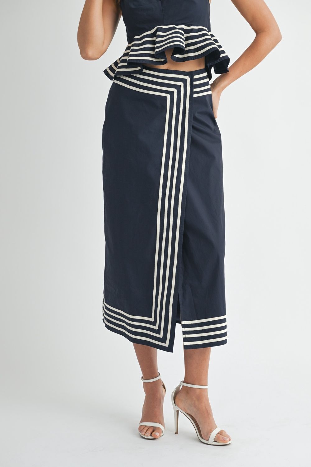 Wrap Midi Skirt