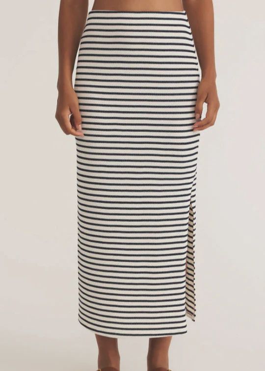 Ainslie Stripe Midi Skirt
