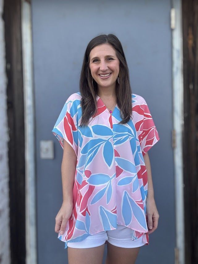 Willow Blouse - Capri Crush