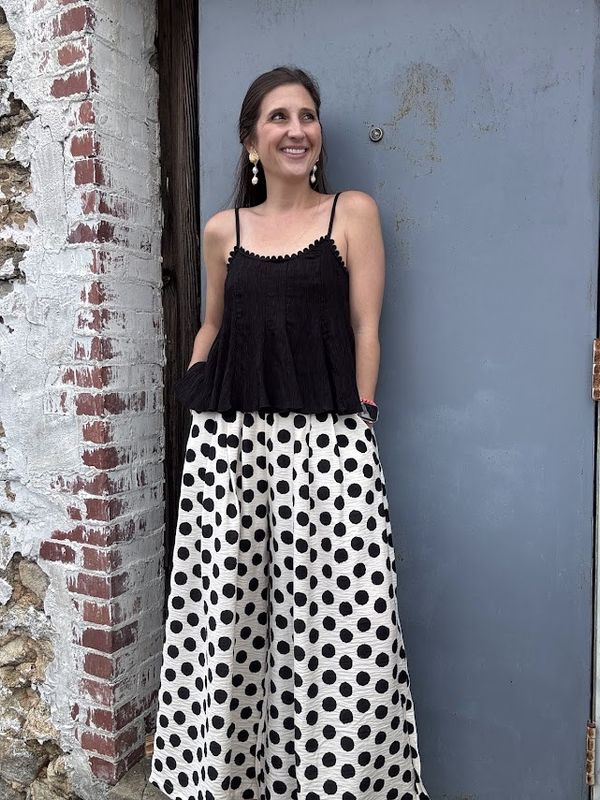Textured Spaghetti Strap Top
