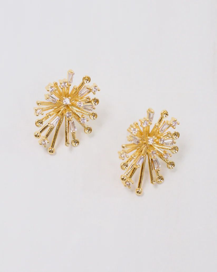 Starburst Crystal Stud
