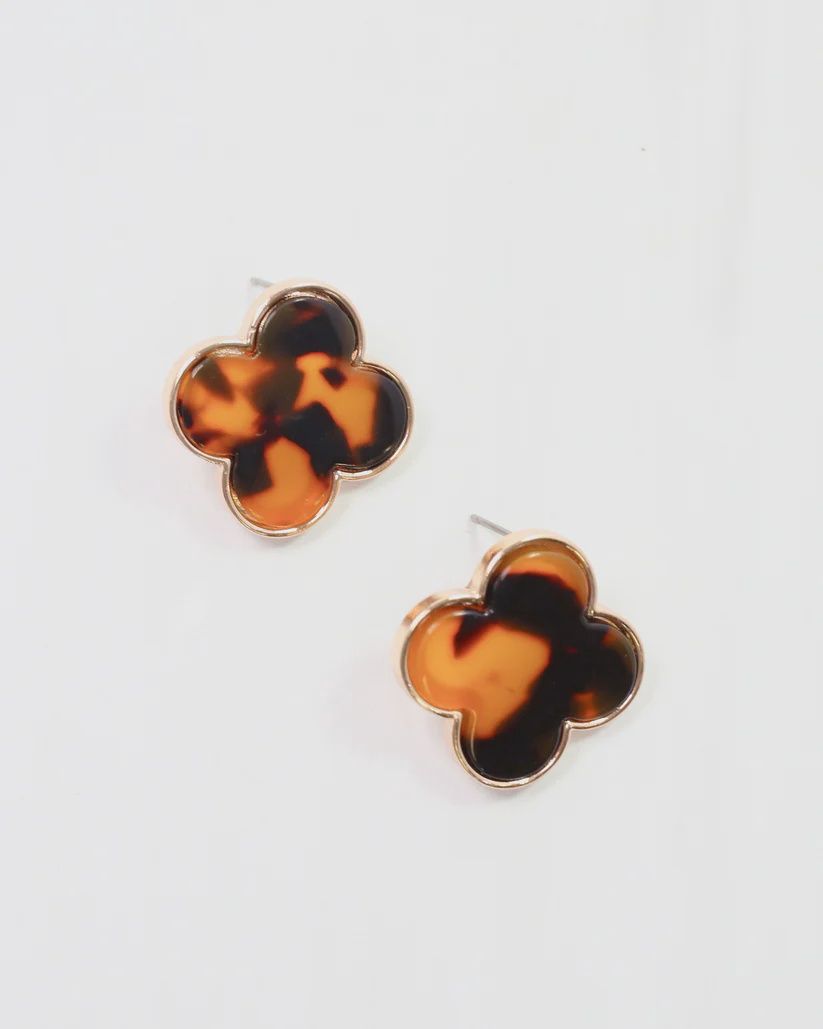 Mazie Clover Stud Earring