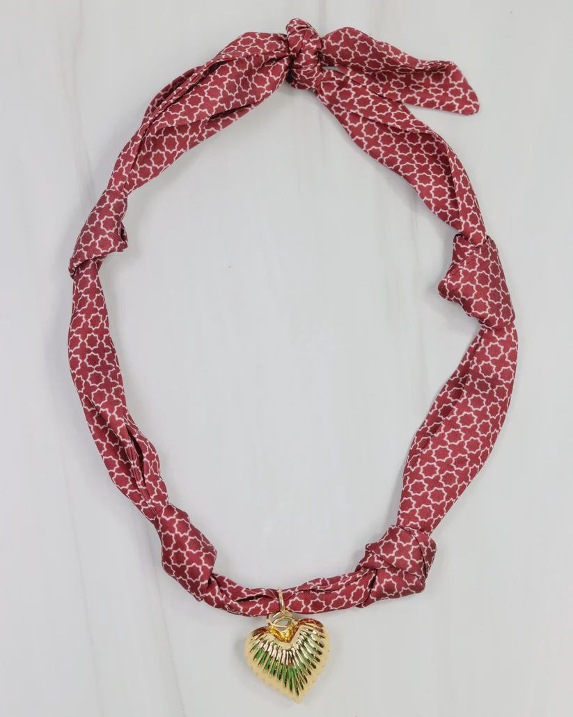 Serafina Scarf Charm Necklace