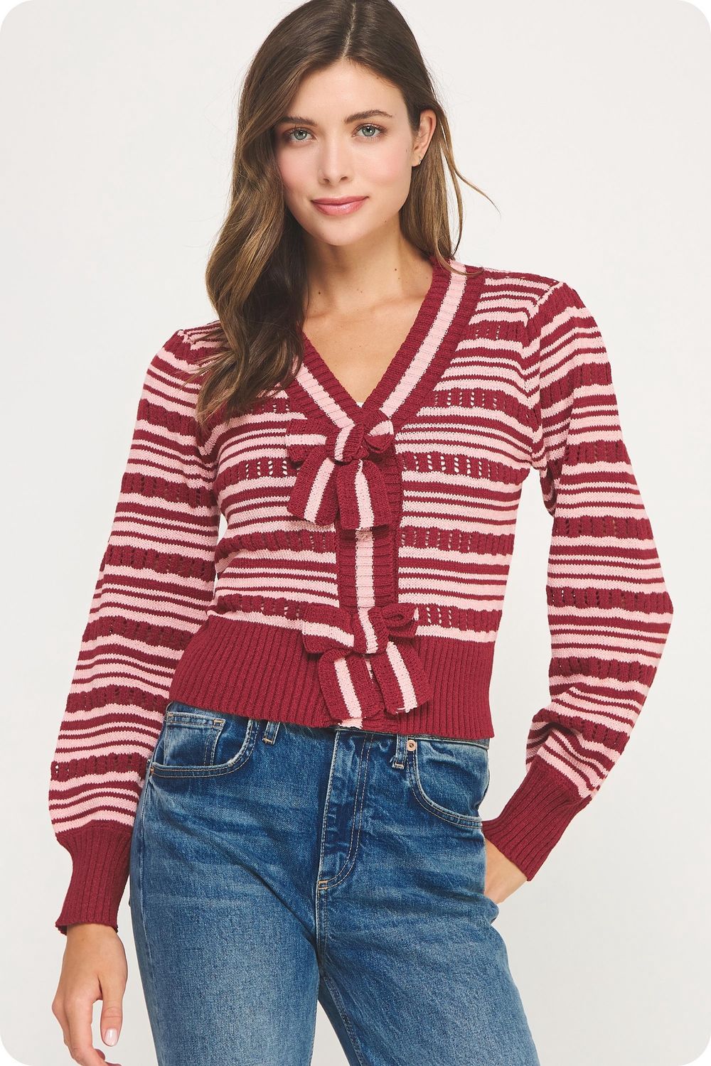 Bow Detail Cardigan