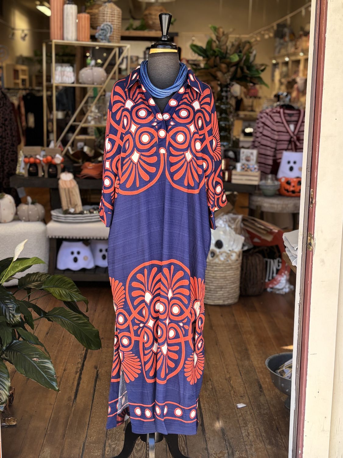 Geometric Midi Dress