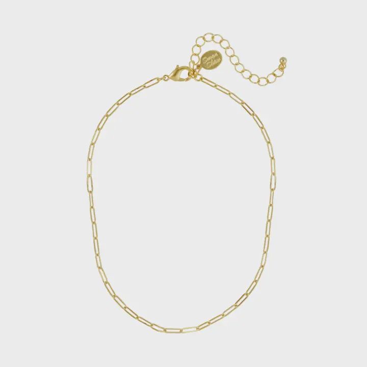 Small Gold Paperclip Chain