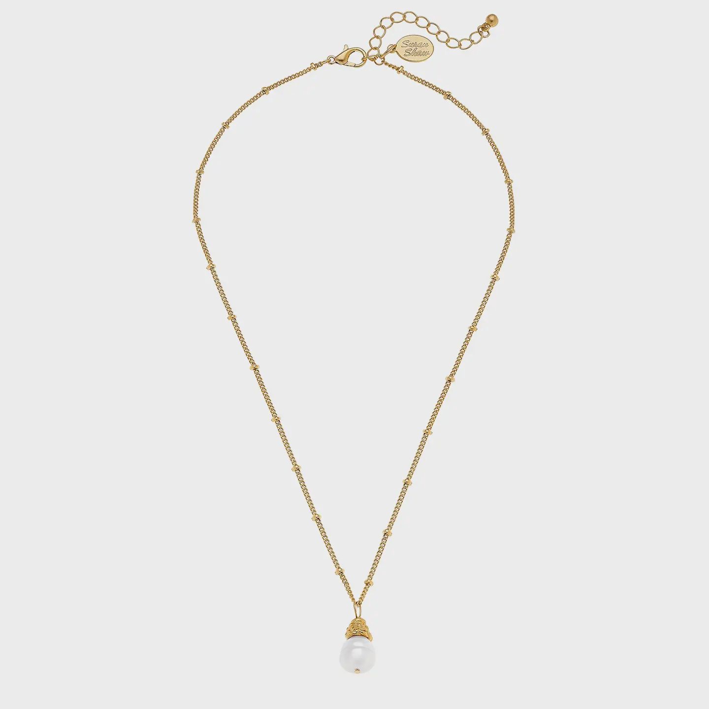 Dainty Pearl Drop Necklace