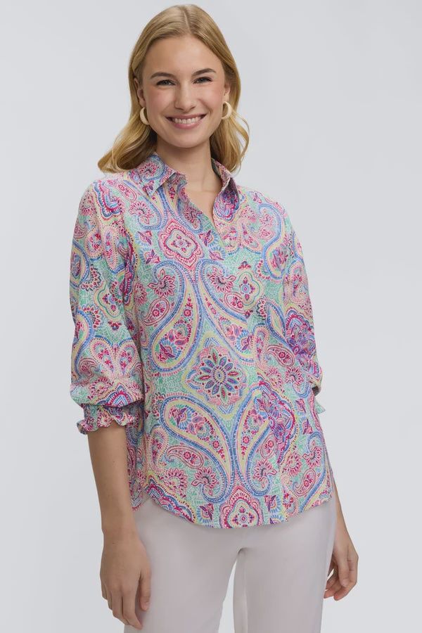 Olivia Paisley Print Blouse