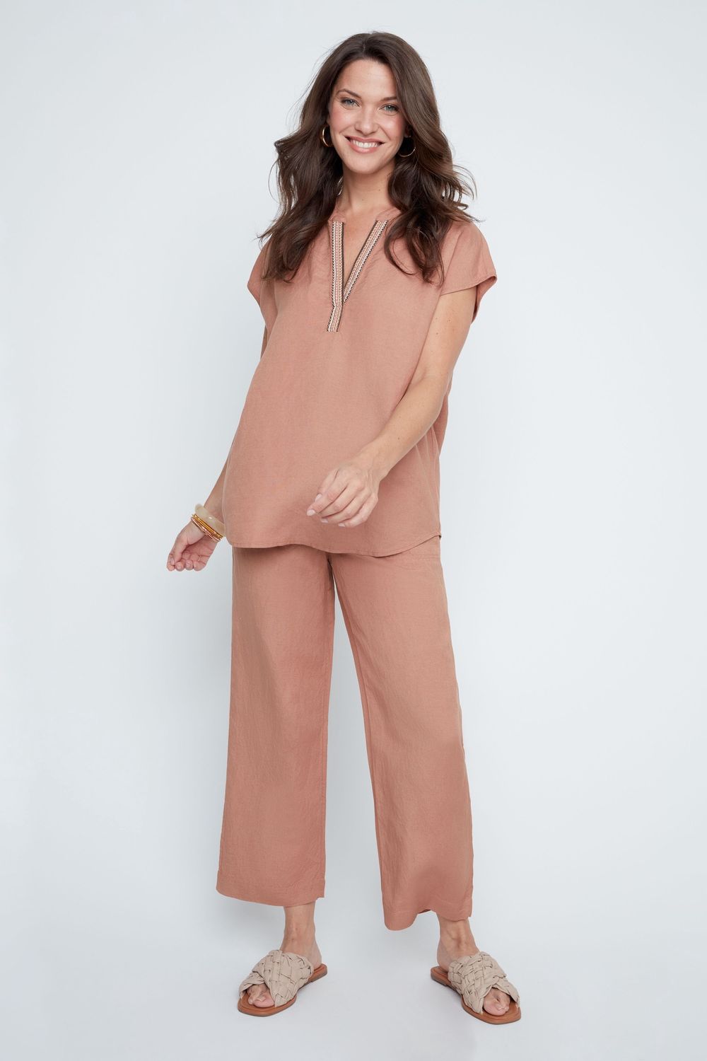 Elastic Waist Drawstring Pant