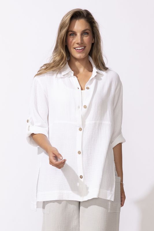 Sunkissed Gauze Beach Shirt