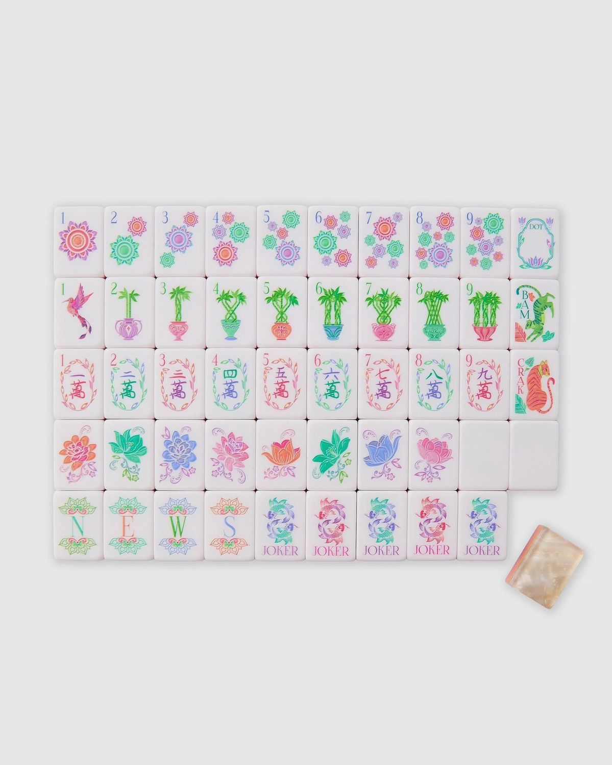 Pearlescent Mahjong Tiles
