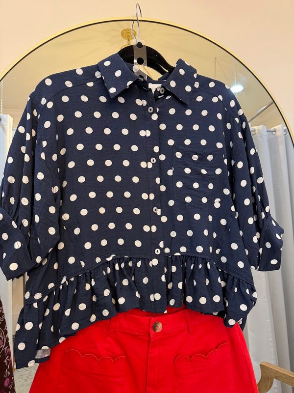 Polka Dot Blouse