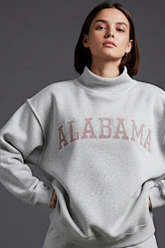 Alabama Mock Neck Sweatshirt