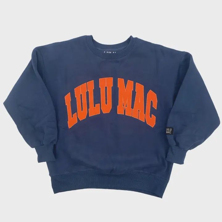 Navy/Orange Lulu Mac Sweatshirt