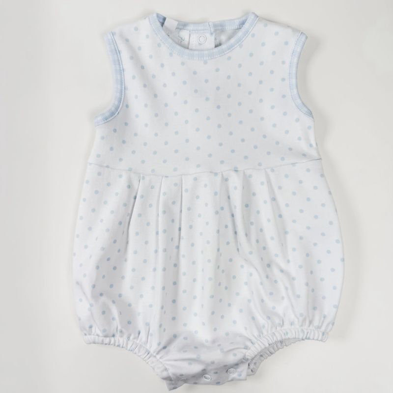 Gingham Dots Sleeveless Bubble