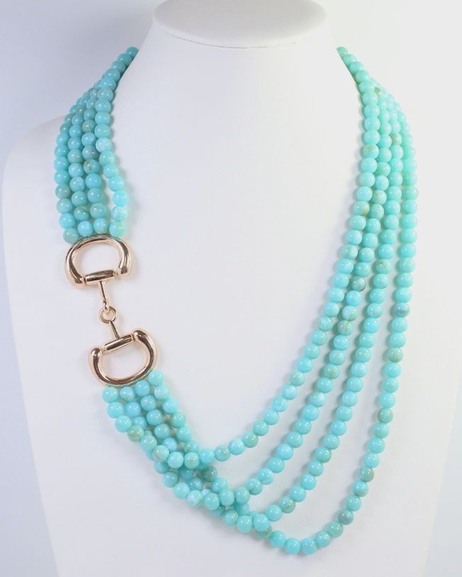 Braelyn Horsebit Beaded Layered Necklace