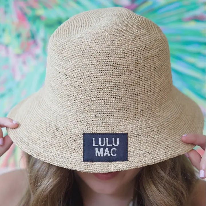 Raffia Bucket Hat - Lulu Mac