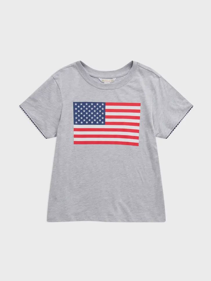 American Flag Relaxed Tee