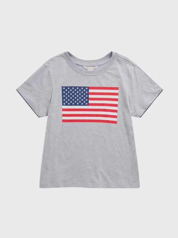 American Flag Relaxed Tee