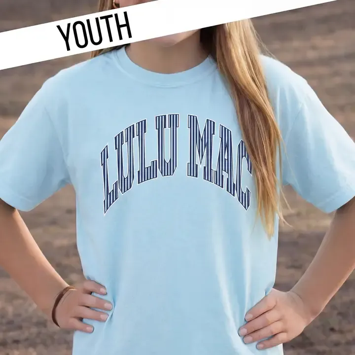 Youth Stripe Chambray Tee