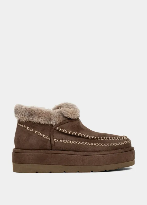 Ulla Taupe Suede Boot