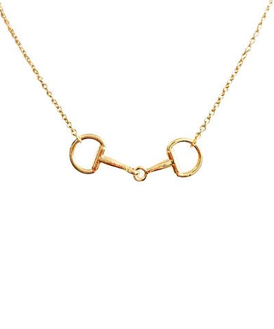 Linked Horsebit Necklace