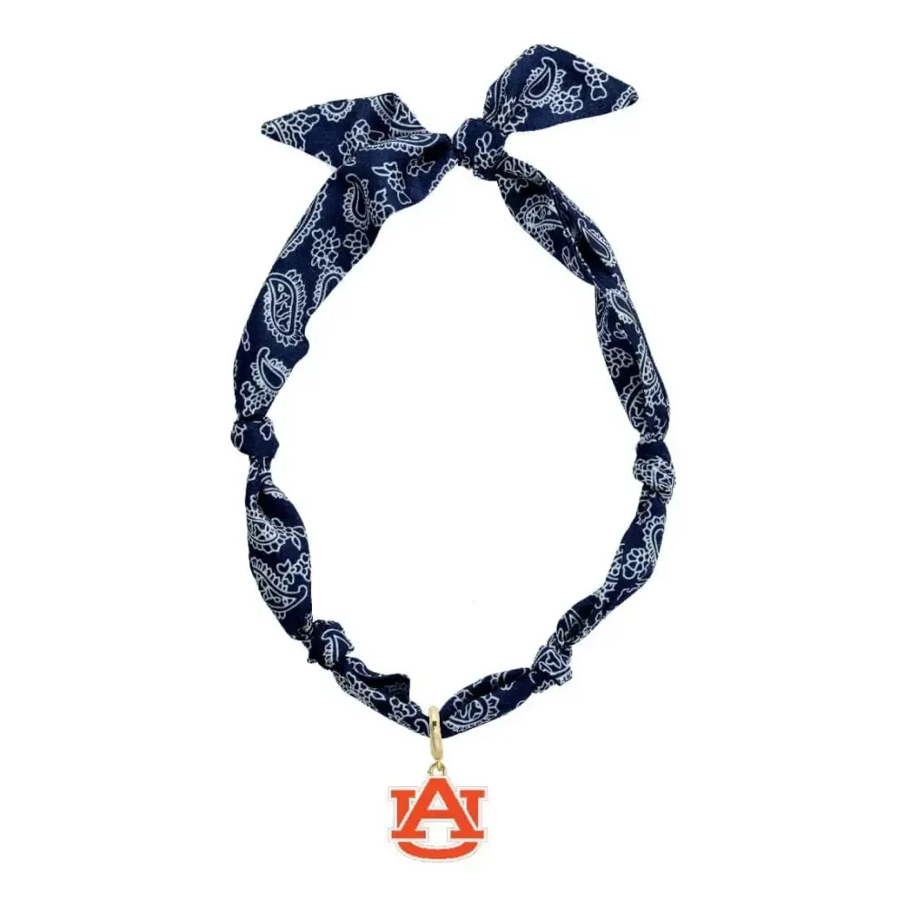 AU Logo Scarf Necklace